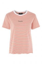 Romantic stripe t shirt at Topshop